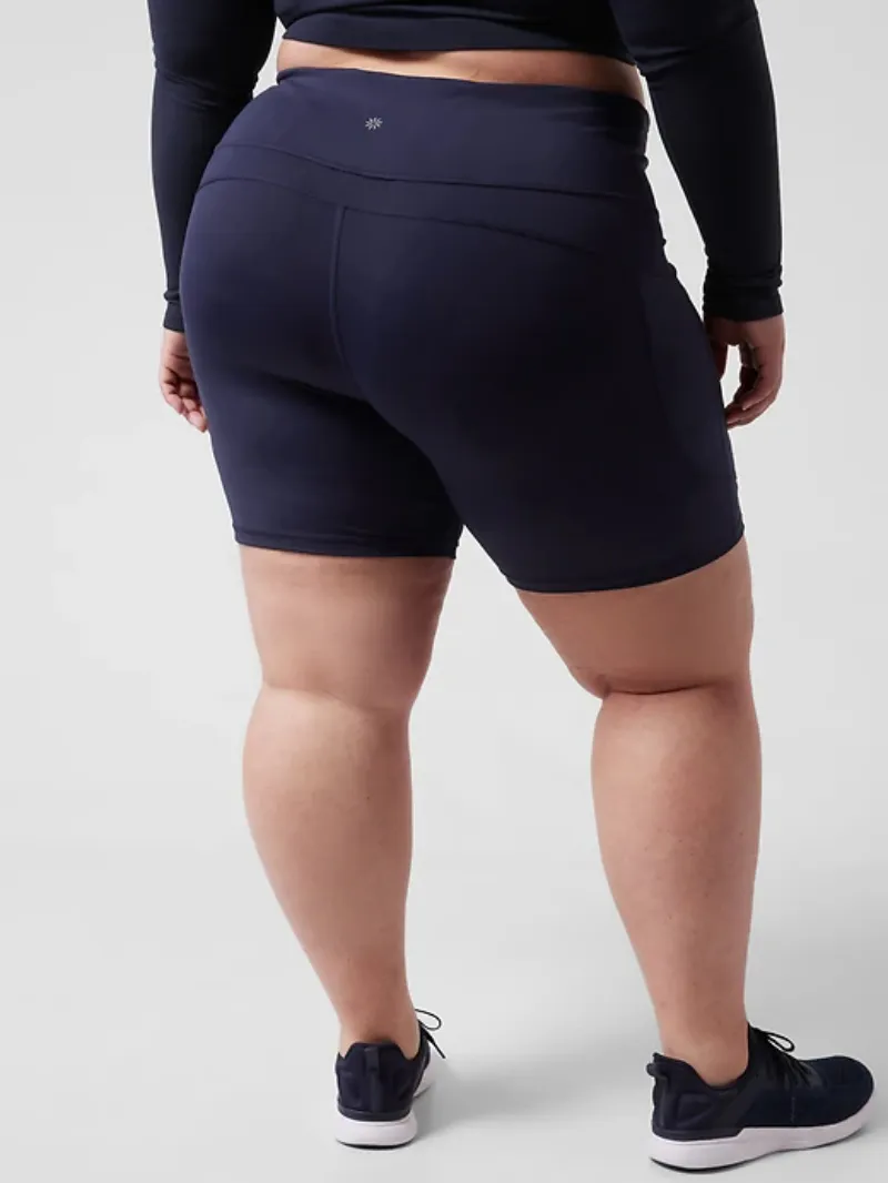 Contoured Biker Shorts For Chic Active Style