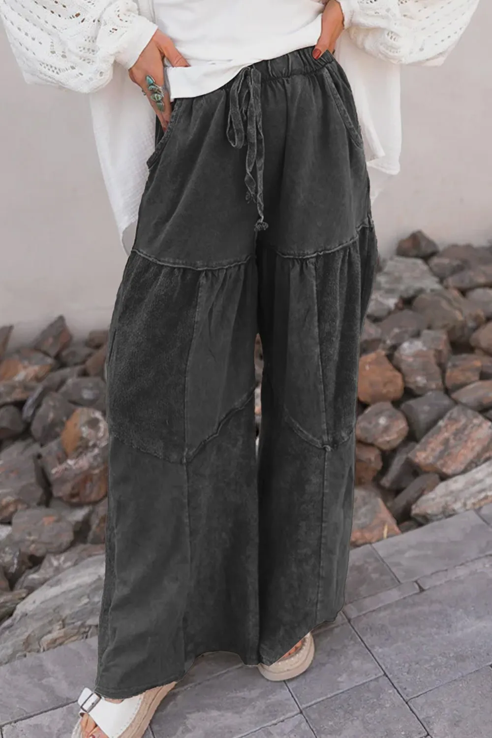 Bohemian Wide Leg Pants