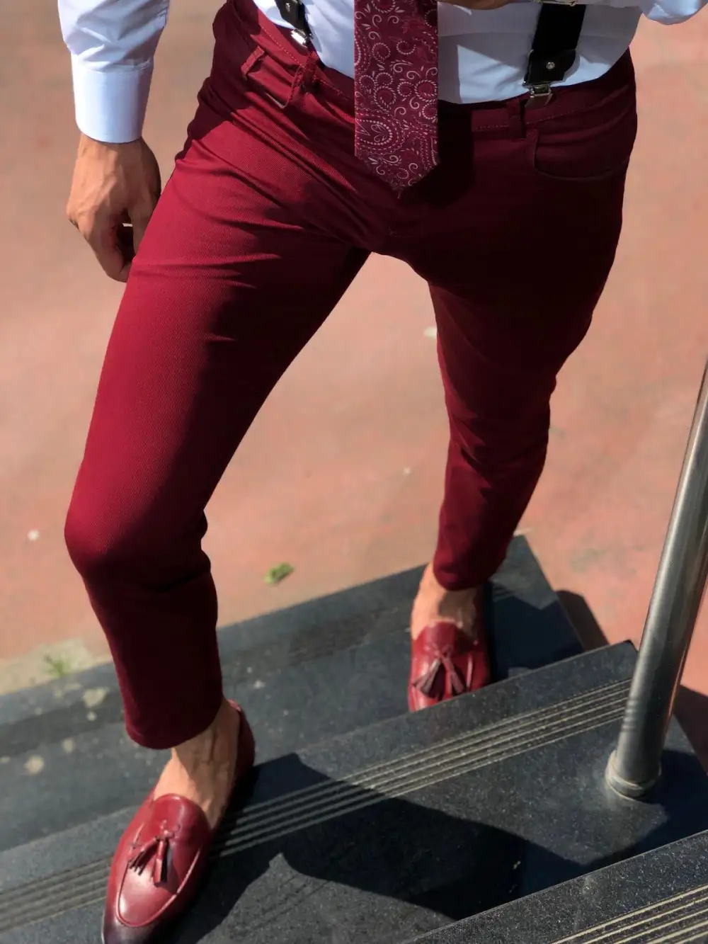 Classic Everyday Slim Fit Refined Tailored Trousers