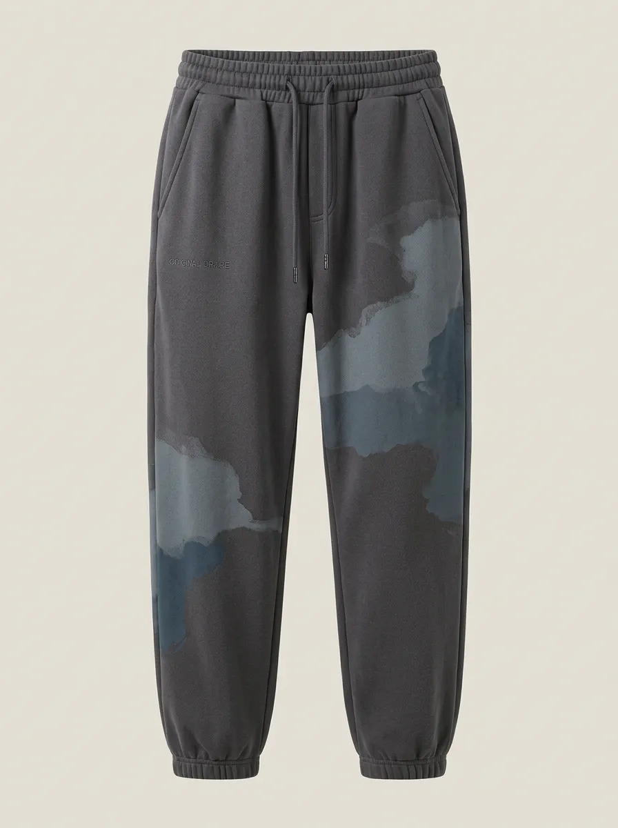 Unisex Abstract Watercolor Street Joggers