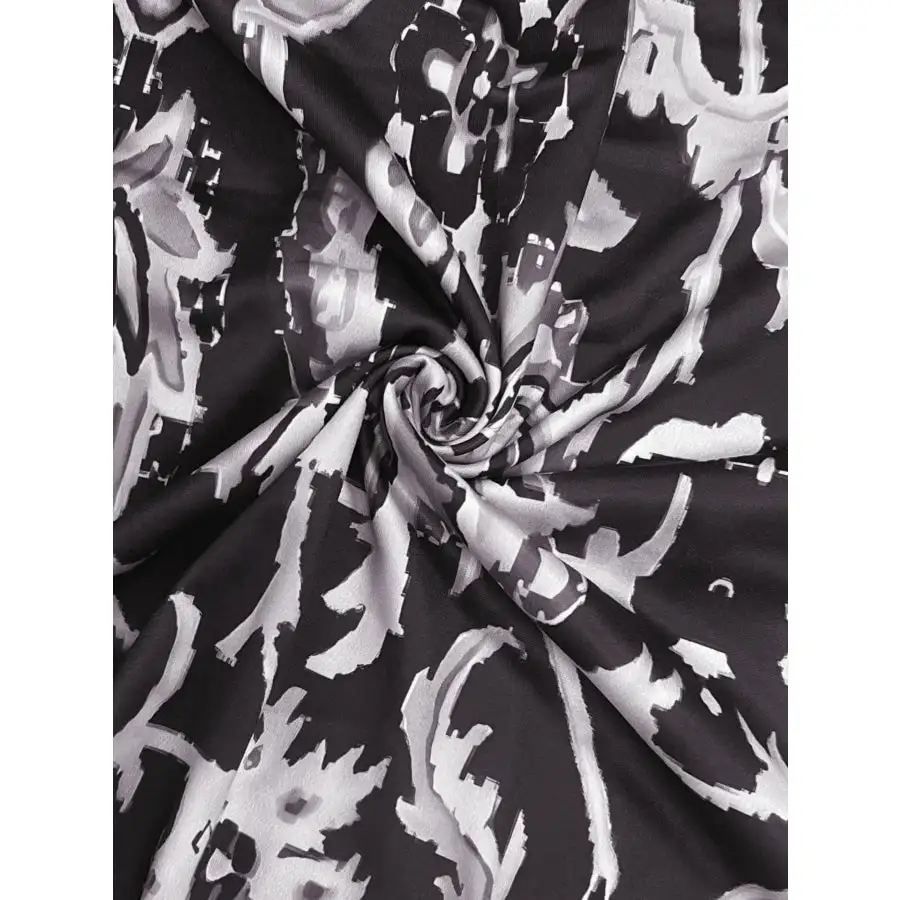 Printed Sleeveless Midi Dress