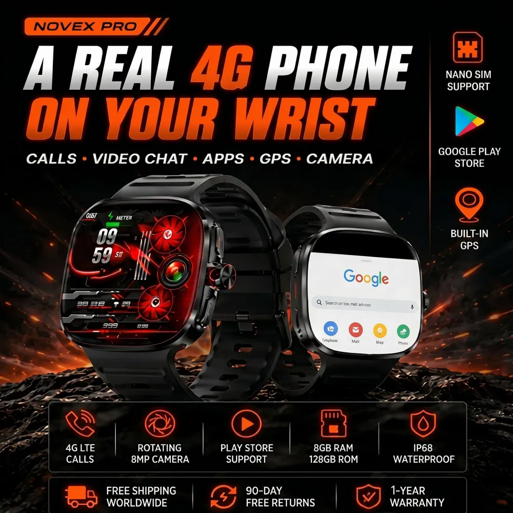 Novex Pro - 4G Smartwatch Phone