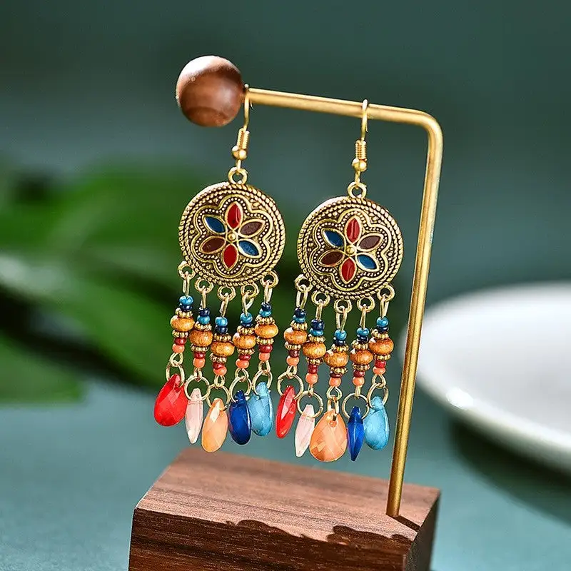 Artful Tassel Drop Earrings