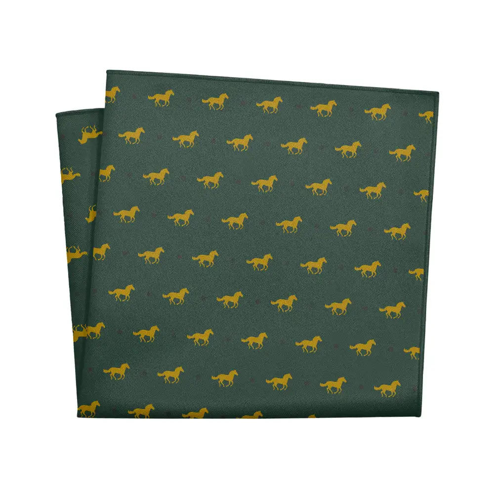 Contemporary Coordinated Novelty Animal Motif Pocket Square
