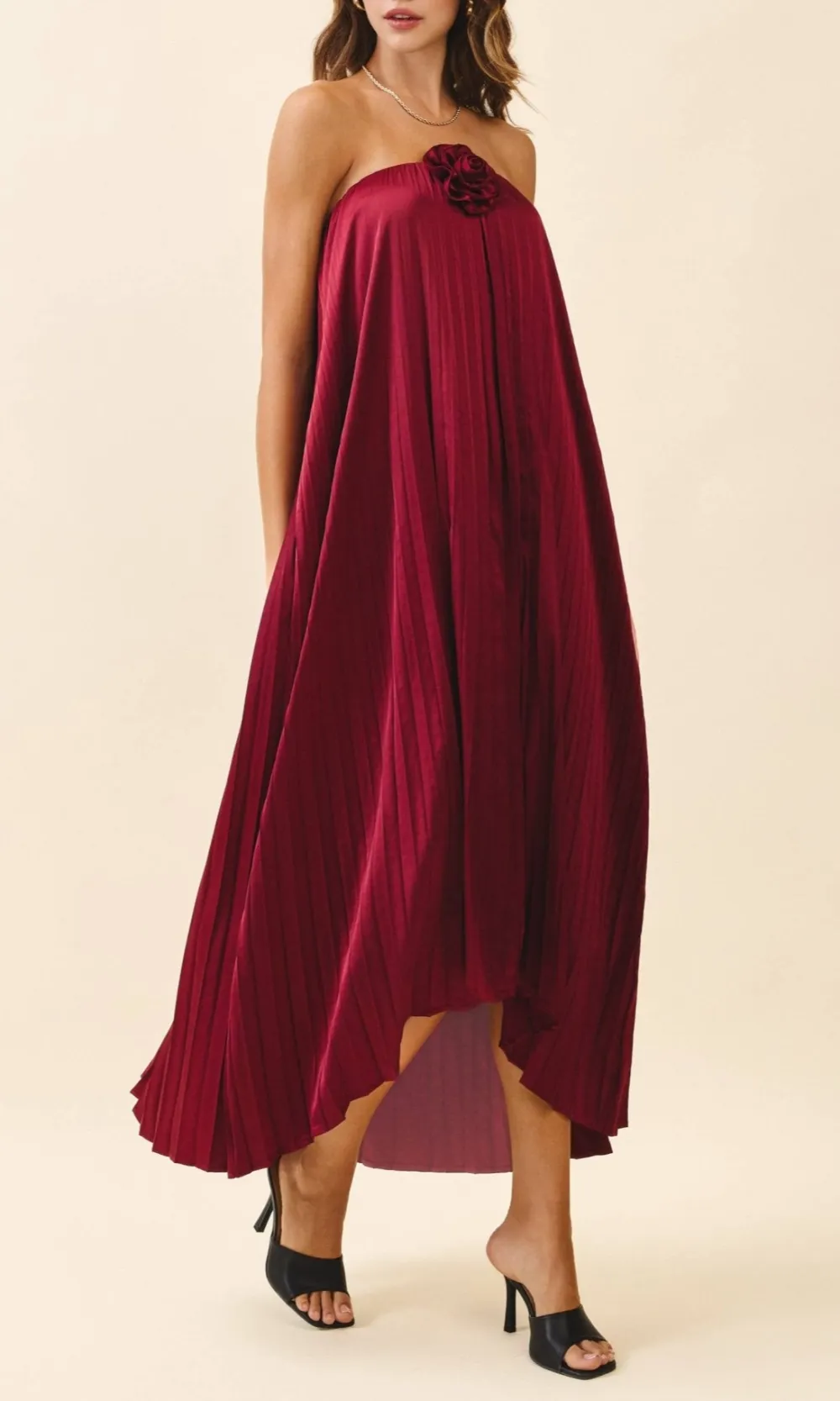 Maxi Crimson Dress