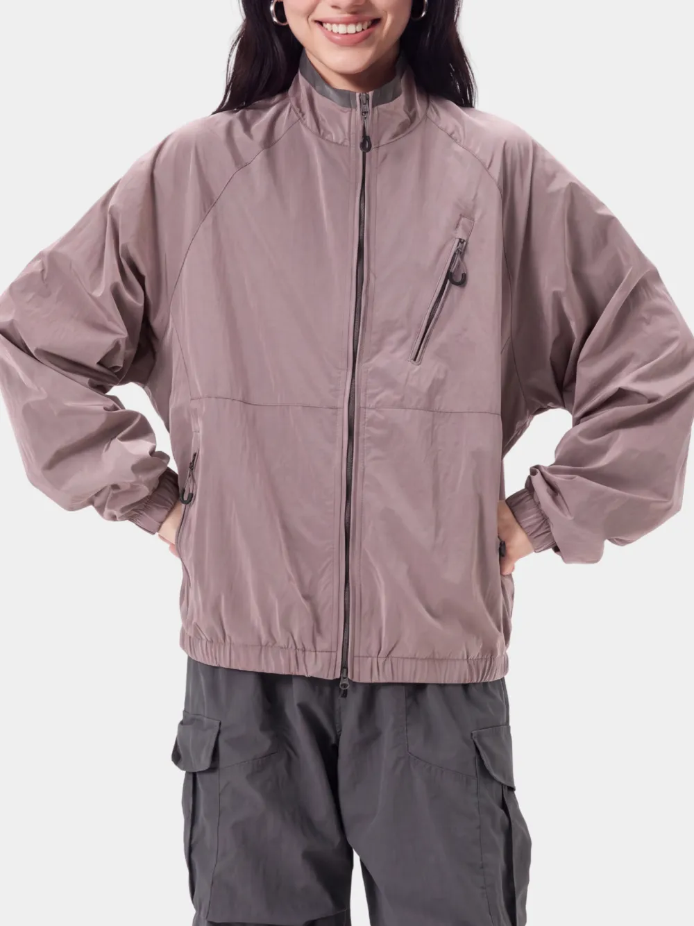Performance Shell Water Repellent Water Resistant Wind Resistant Outdoor Utility Jacket