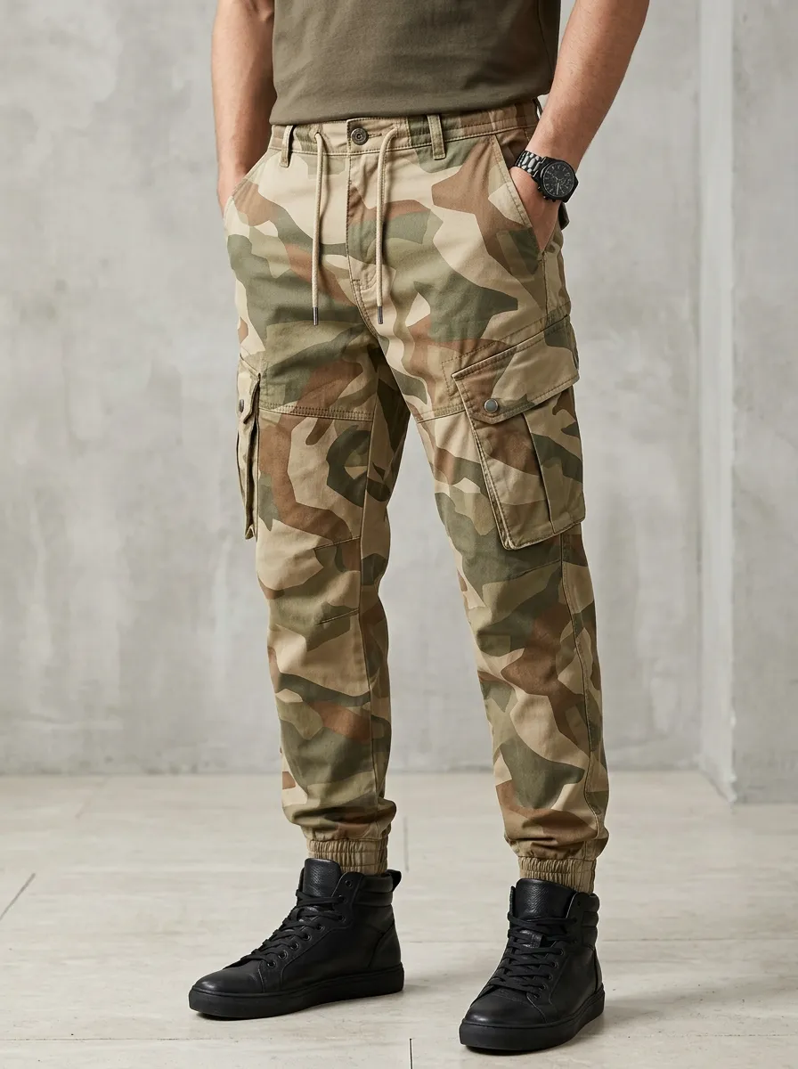 Workwear Camouflage Tactical Camouflage Cargo Pants