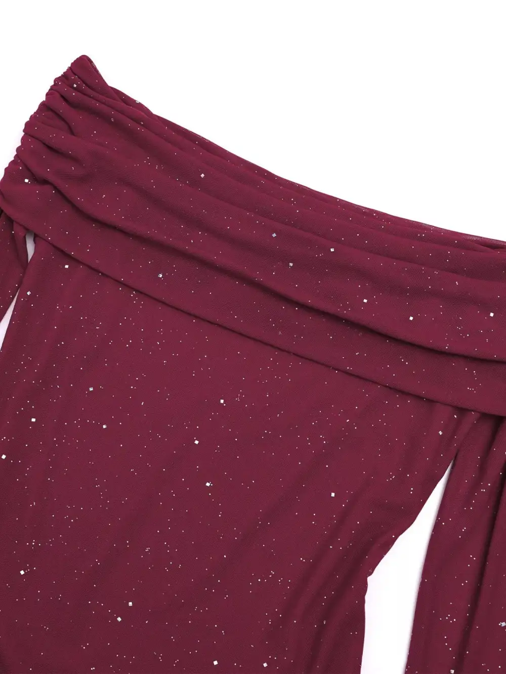 Relaxed Shape Glitter Maxi Dress