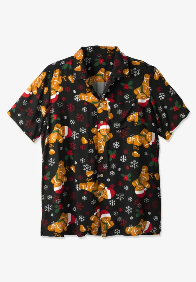 Printed Camp Shirt