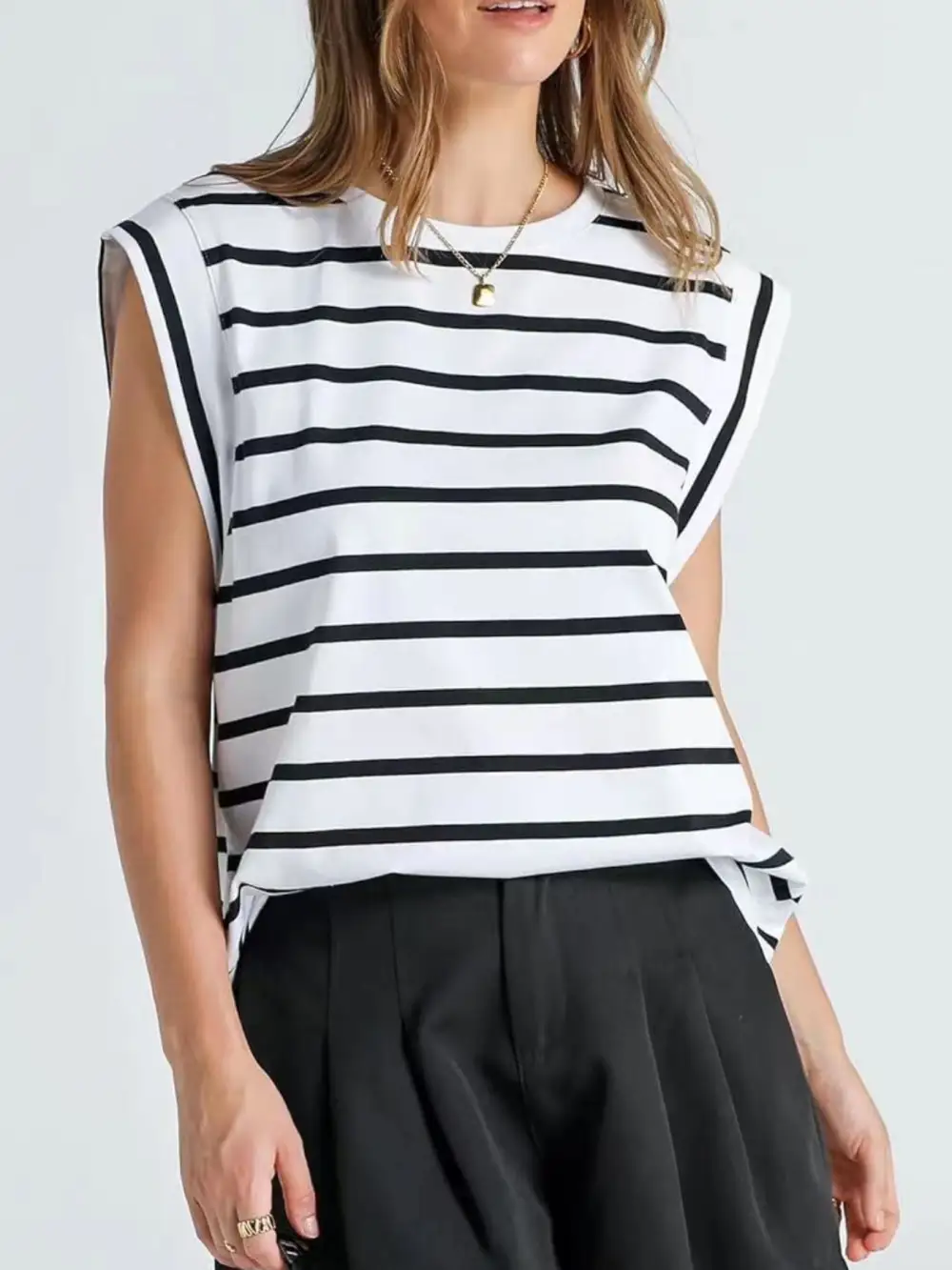 Casual Round Neck Tank