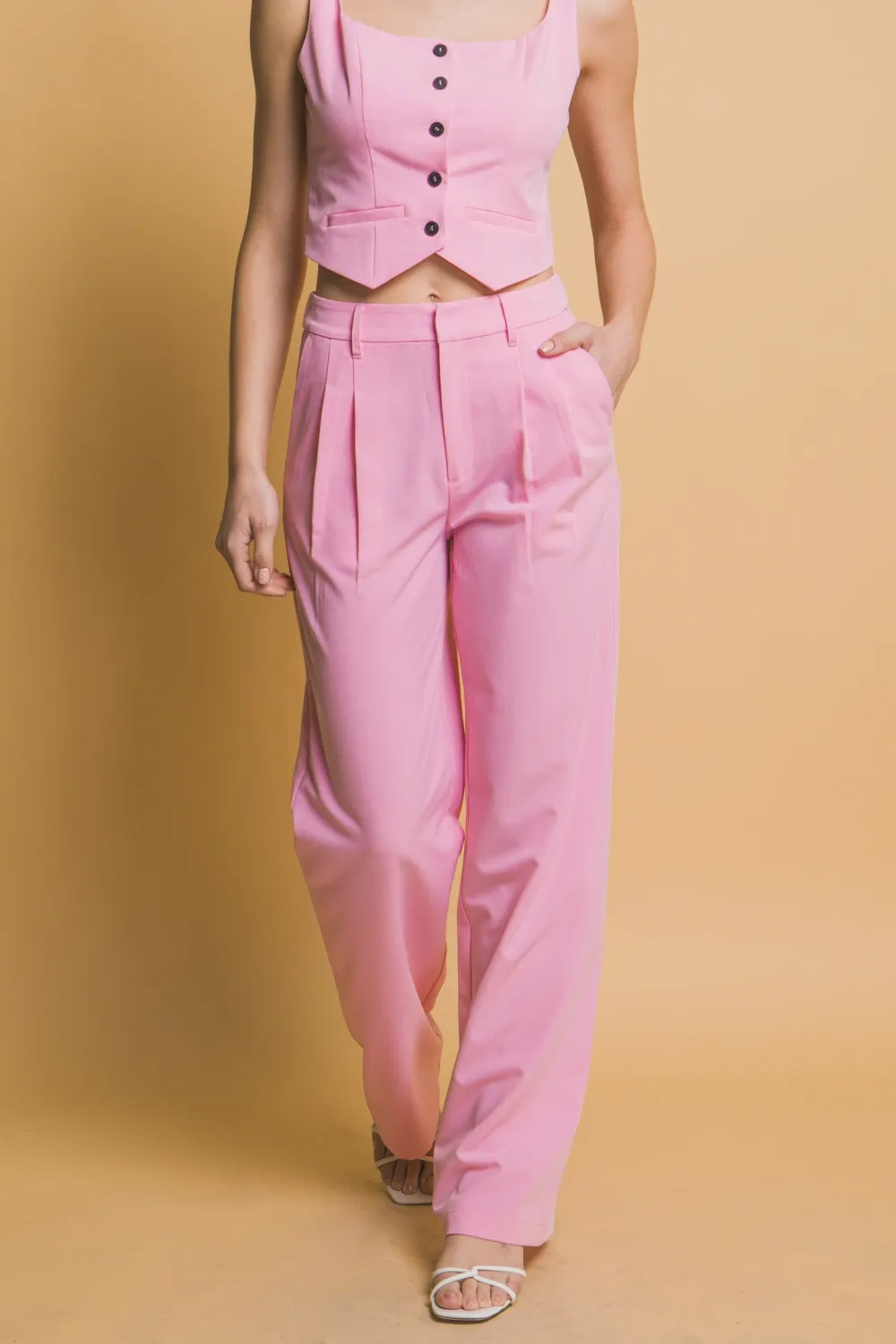 Refined High Rise Pants