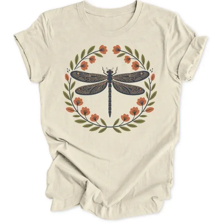 Dragonfly Wreath Unisex T-Shirt