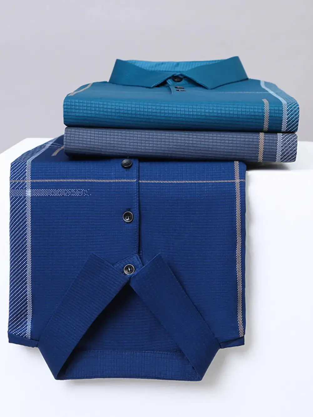 Casual Short Sleeve Collared Polo Shirt