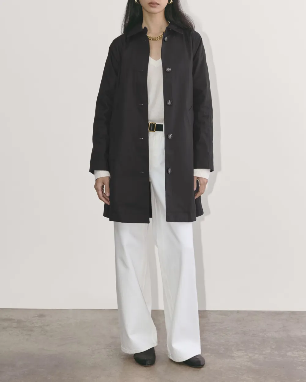 The Slant Pocket Mac Coat