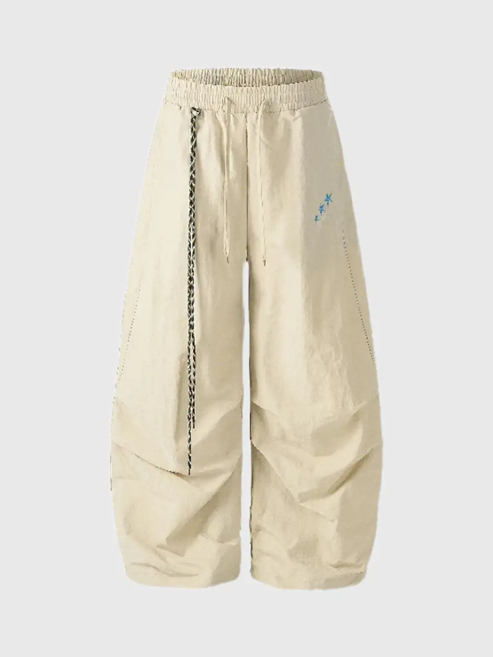 Wide-Leg Star-Graphic  Pants
