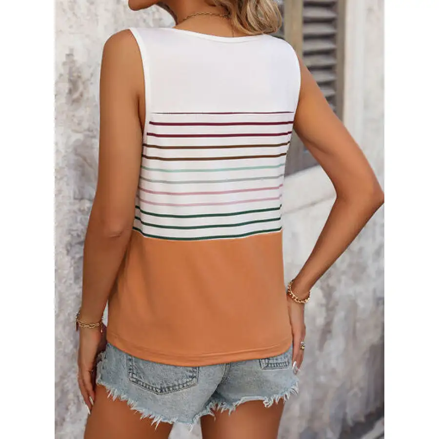 Everyday Scoop Neck Wide Strap Tank