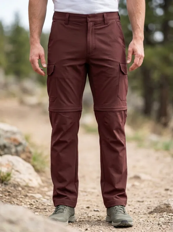 Men's Adventure Tactical Waterproof Zip-Off Tactical Cargo Pants