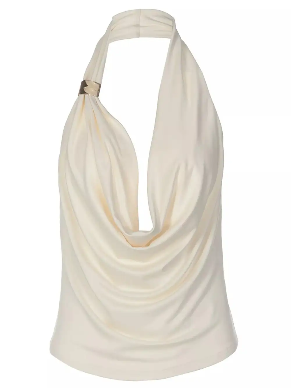 Refined Halter-Neck Tank Top