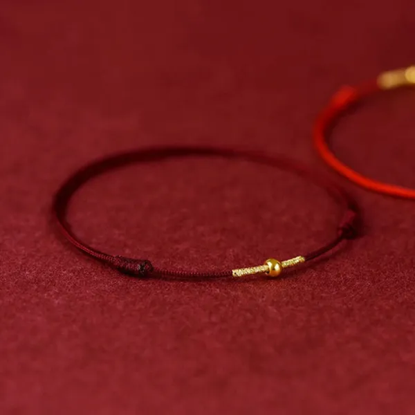 Sterling Silver Bead Braided Rope Bracelet Anklet