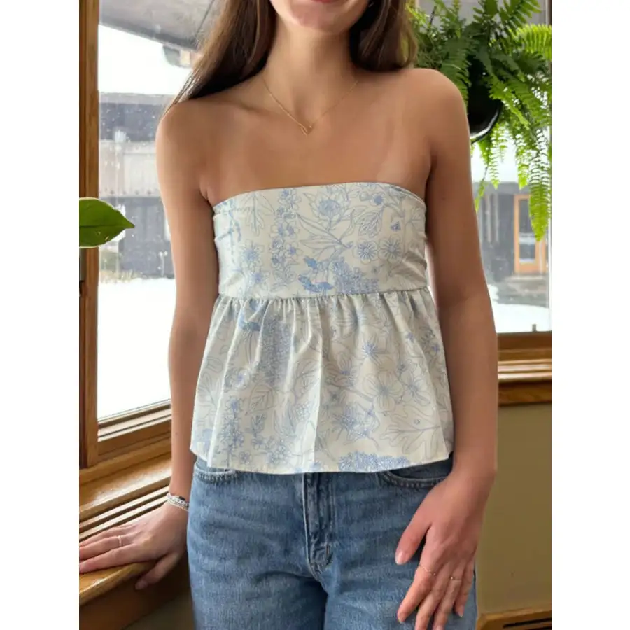 Tie Back Tube Top