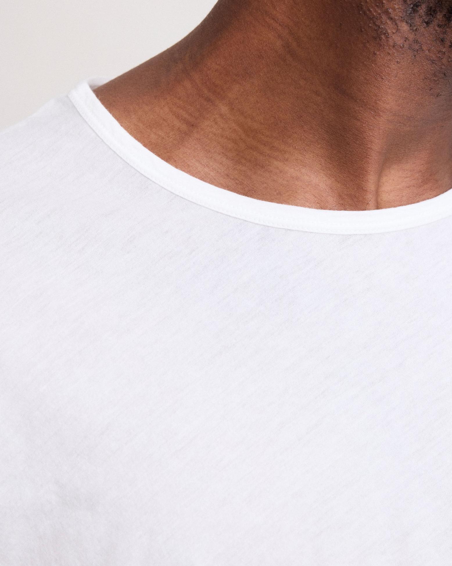 Comfortable Casual Breathable Crew Neck White T-Shirt