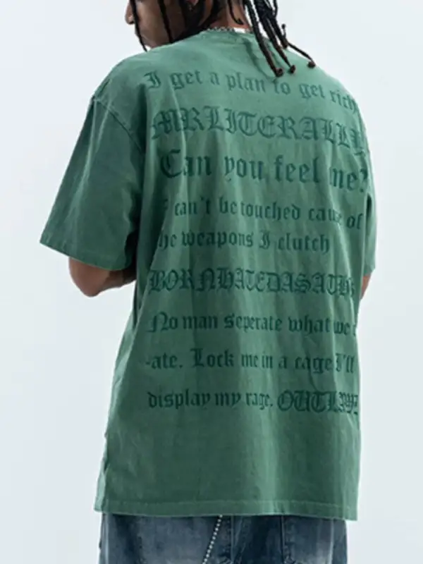 Refined Round Neck Short Sleeve T-Shirt