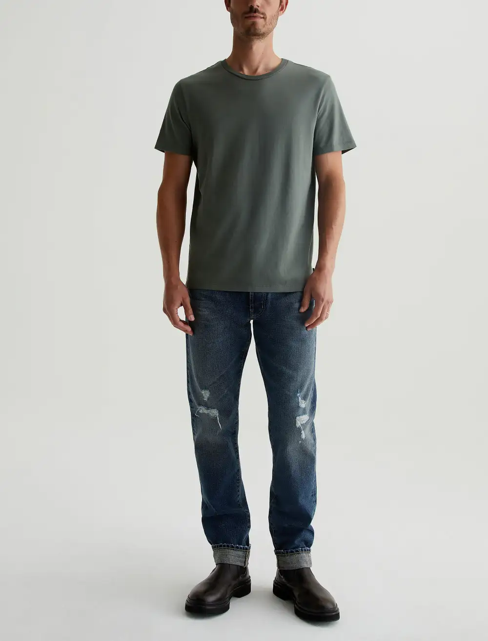 Men's Modern Slim Selvedge Rigid Jeans