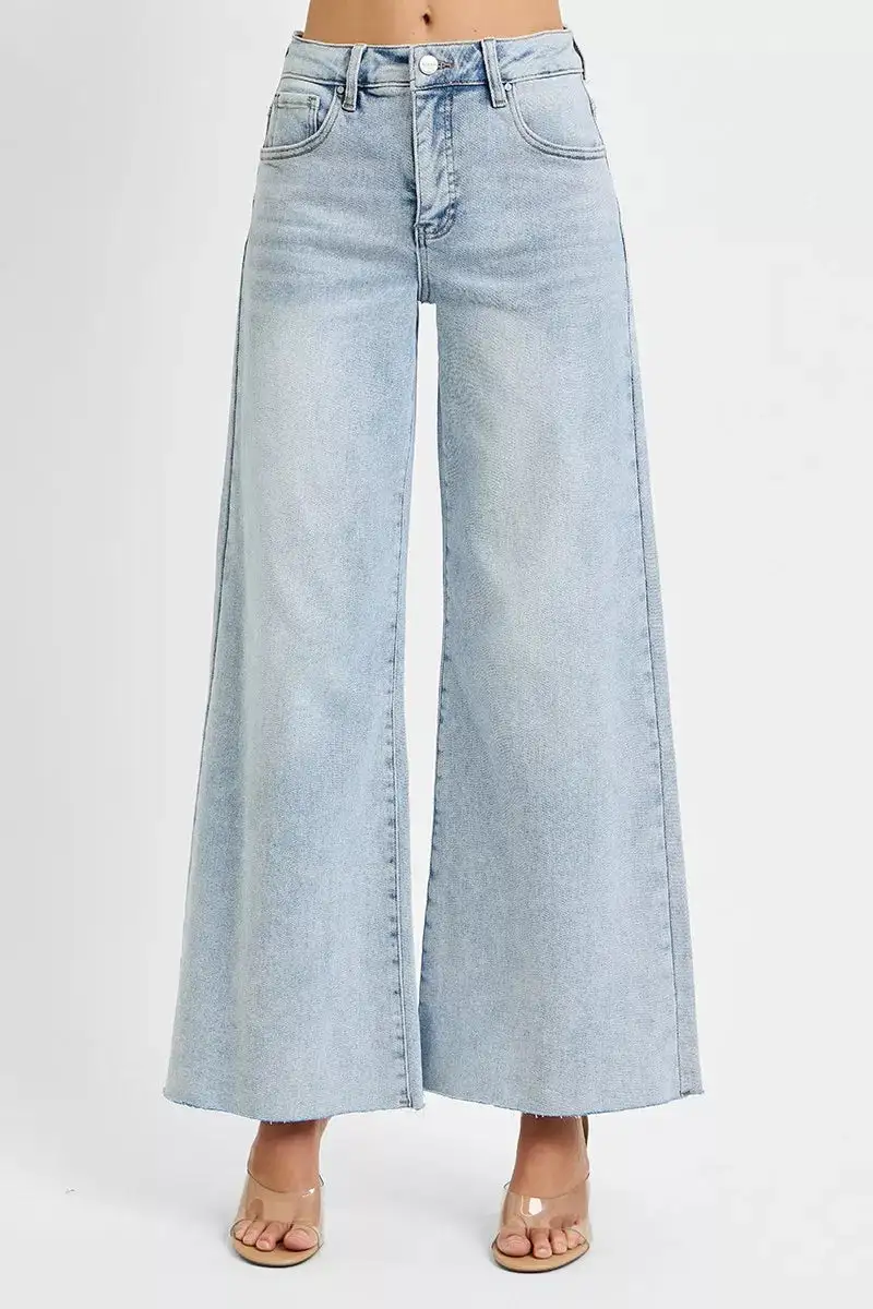 High Rise Palazzo Jeans