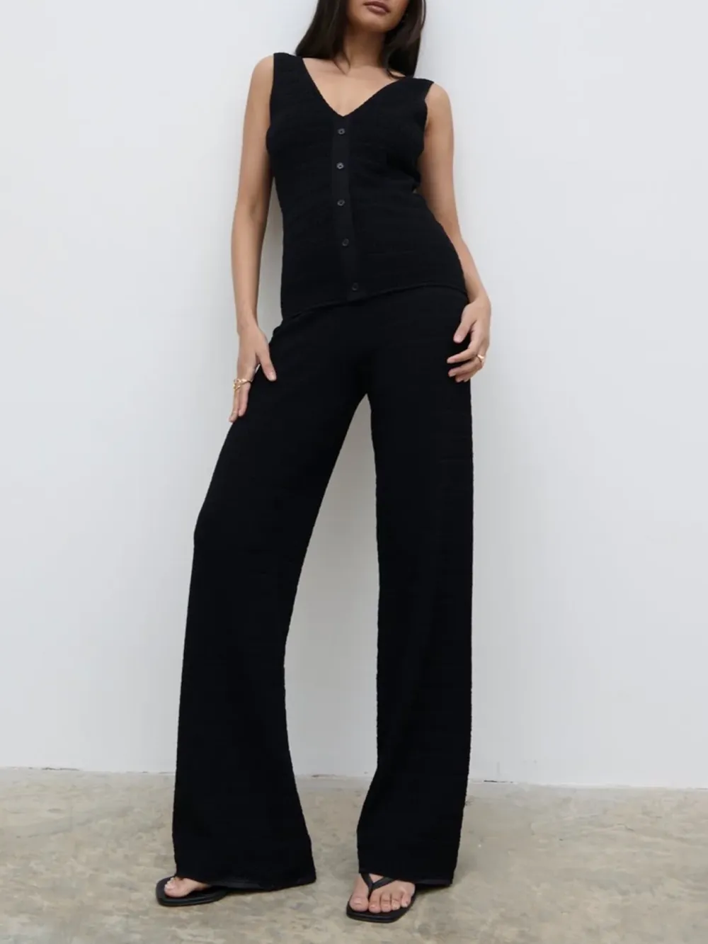 Crochet Knit Trousers