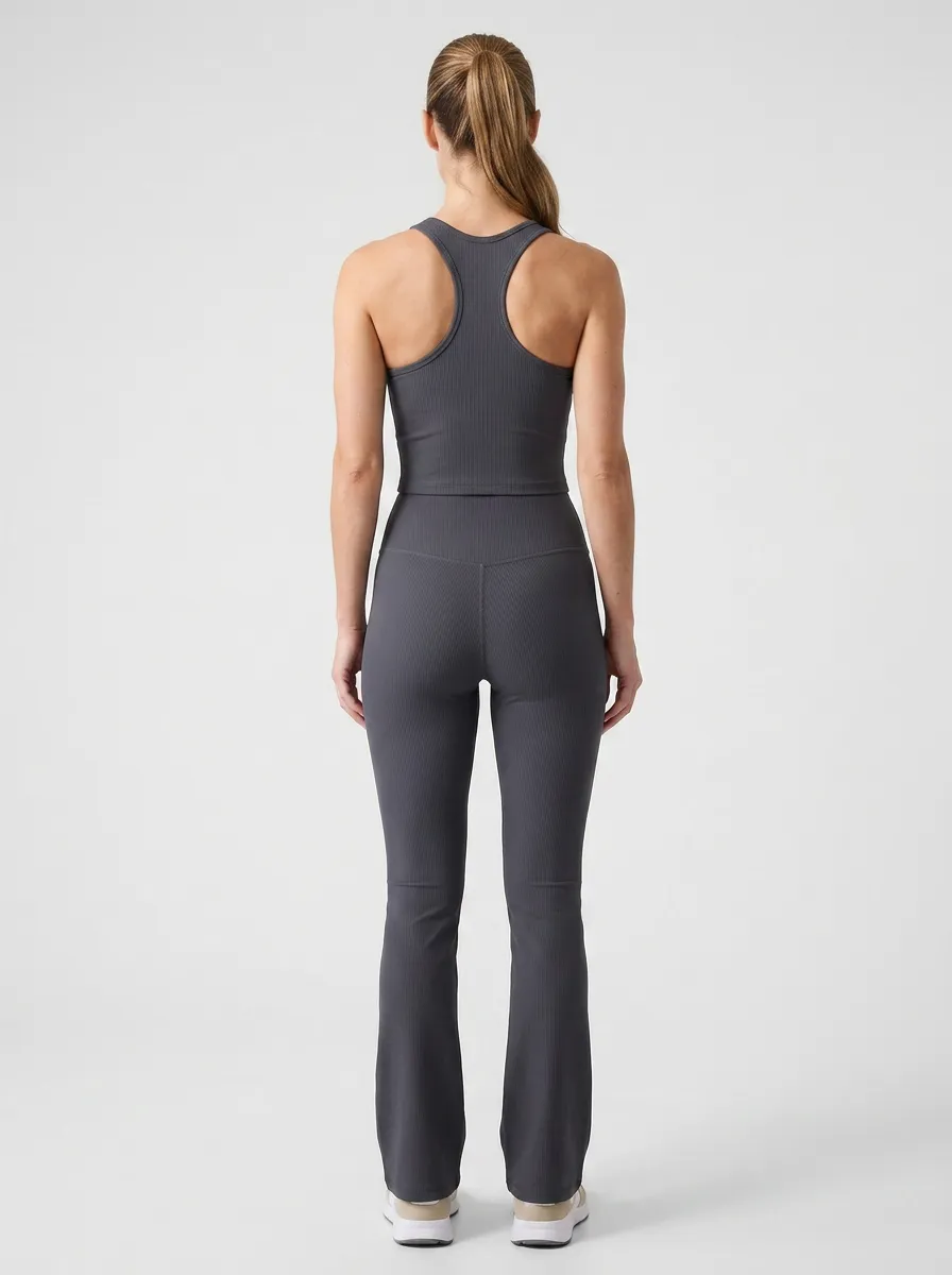 Studio Movement-Look Women's Tank Top Flare Pants Active Set