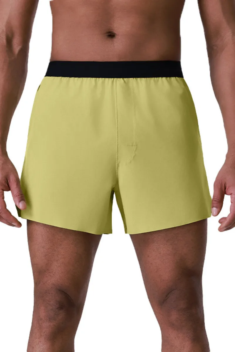Quick Dry Storage Pocket Stretch Athletic Shorts