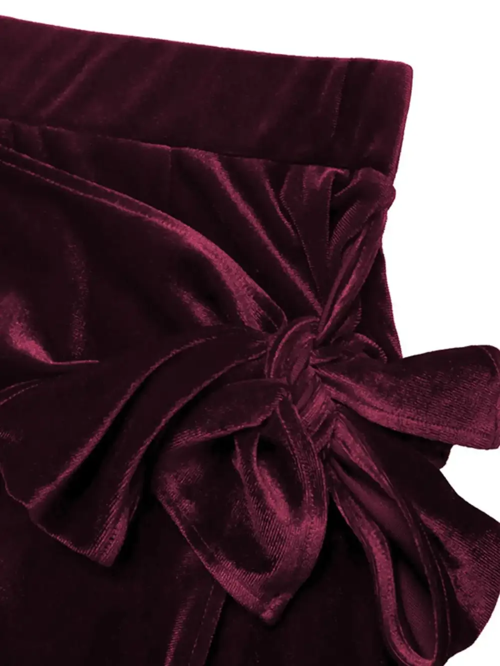Subtle Velvet Side Skirt