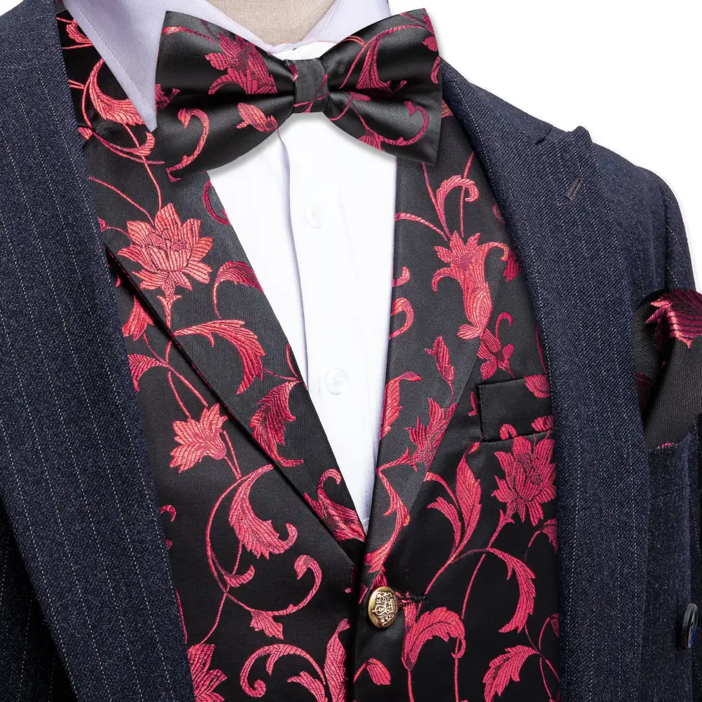 Floral Formal Vest Set