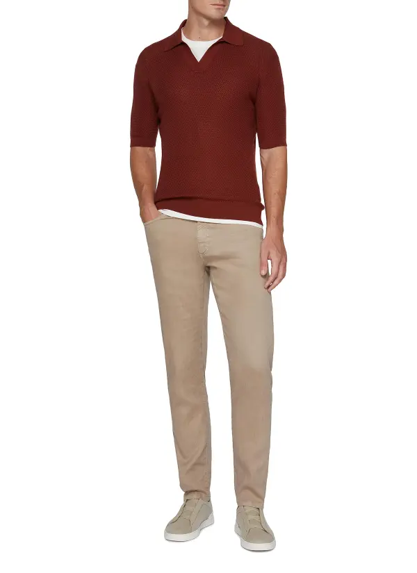 Daily Straight-Cut Comfortable Blue Jeans