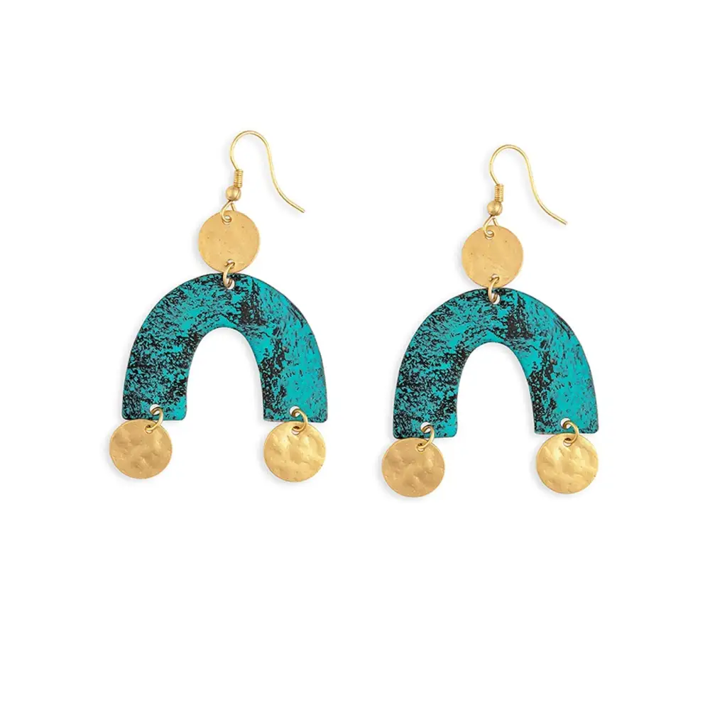 Expressive Layered Artful Statement Earrings