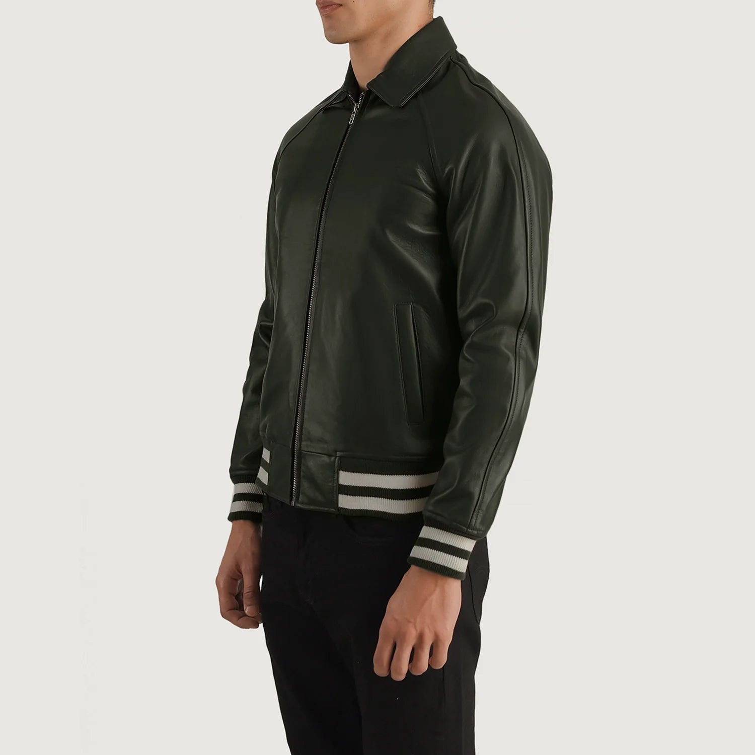 Men's Everyday Leather Varsity Jacket