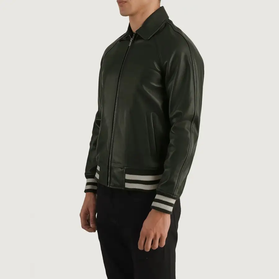 Men's Everyday Leather Varsity Jacket