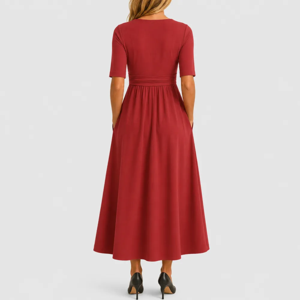 Wrap Crossover Casual Dress