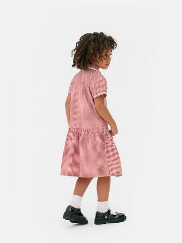 4-7yrs | Gingham Check School Dress