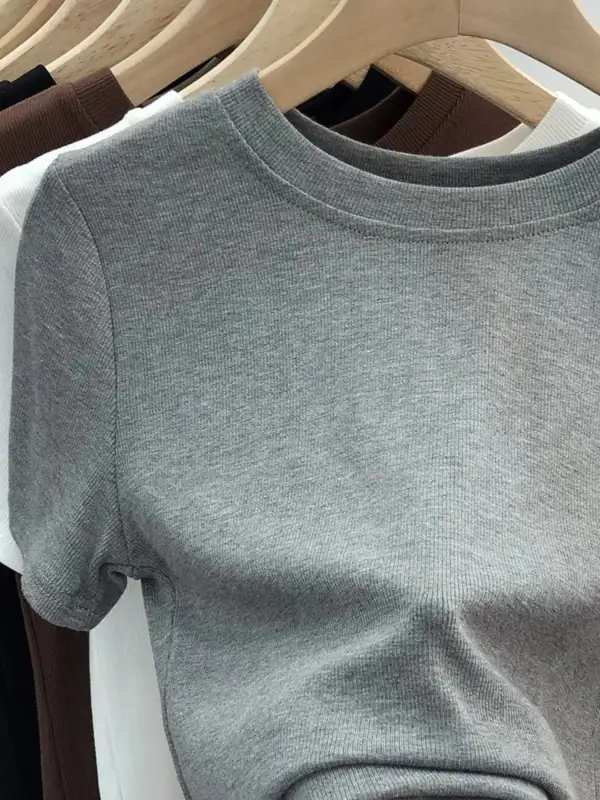 Crew-Neck Short-Sleeve T-Shirt