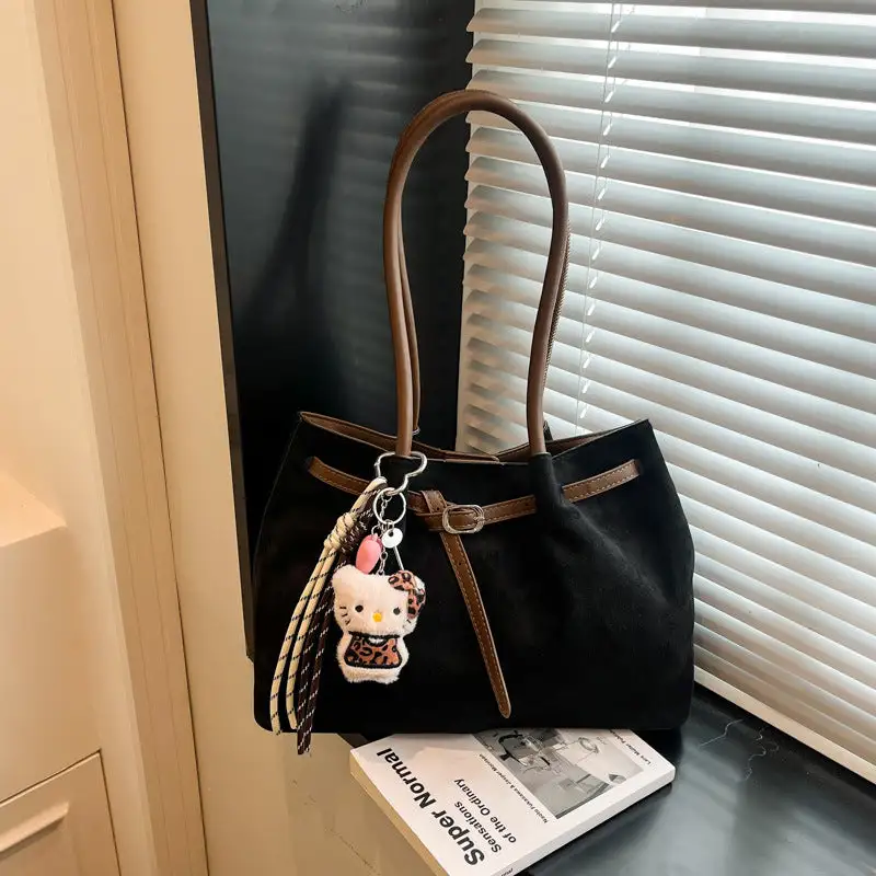 Suede Hobo Bag