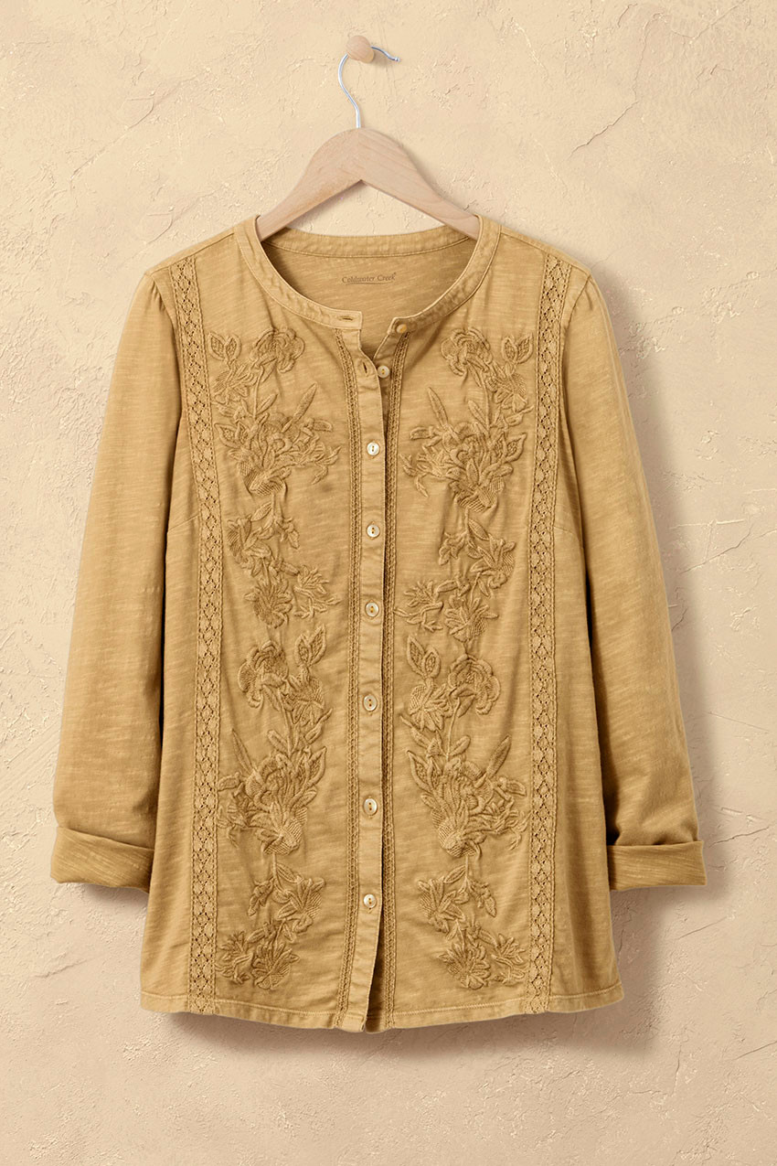 Falling Florals Knit Top