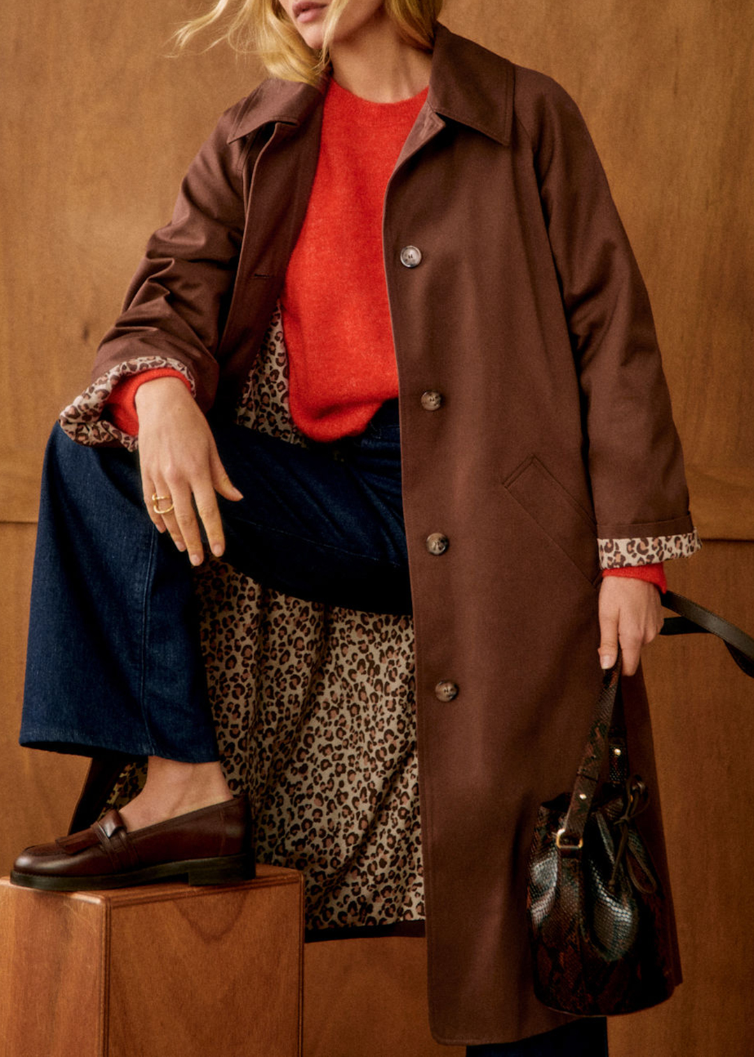 Retro Oversized Trench Coat