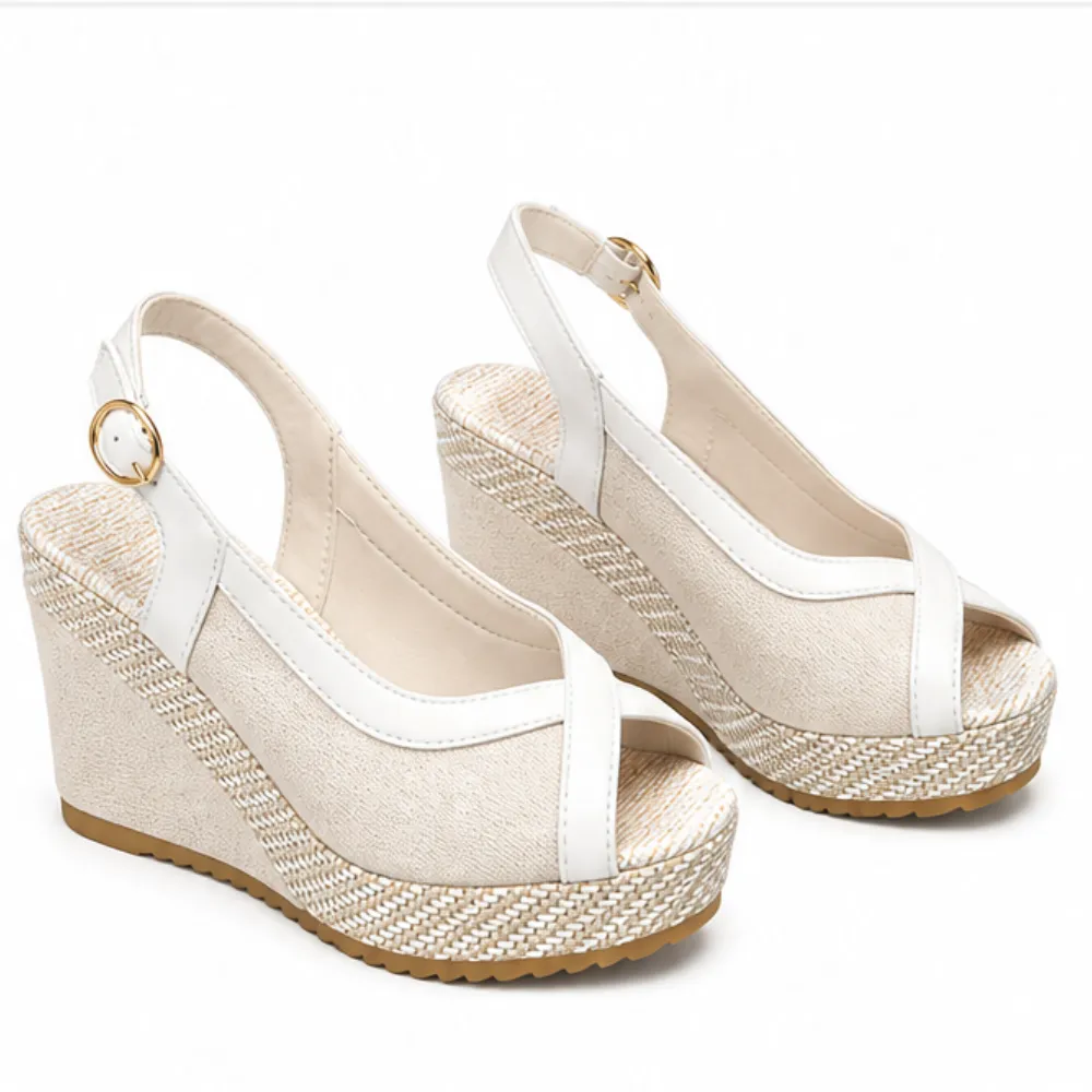 Cushioned Support Wedge Sandals