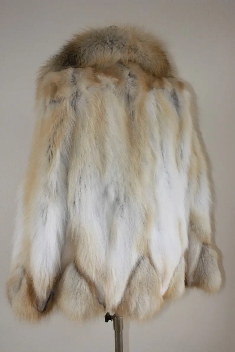 Golden Fox Fur Coat