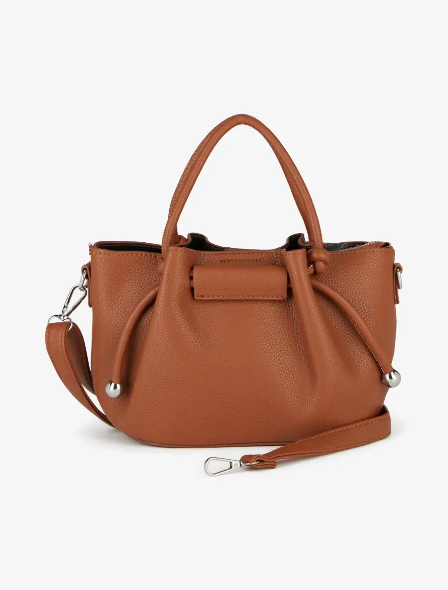 Sculptural Textured Everyday Crossbody Bag