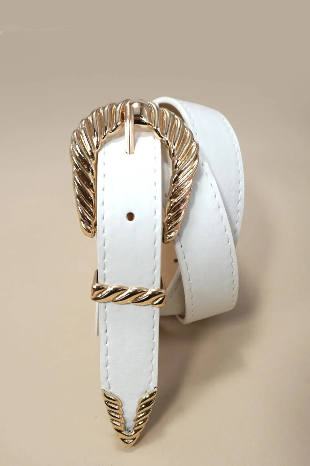 Western Carved Waist Belt
