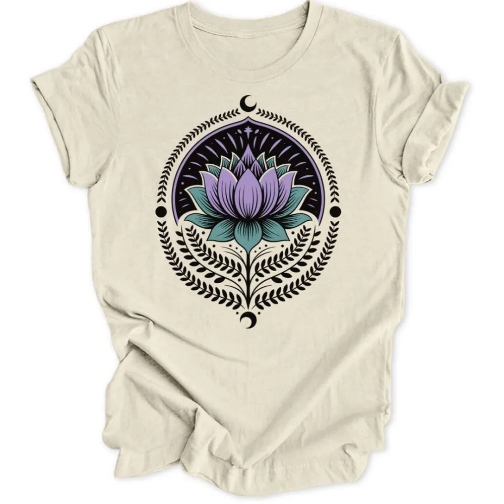 Purple Lotus Unisex T-Shirt