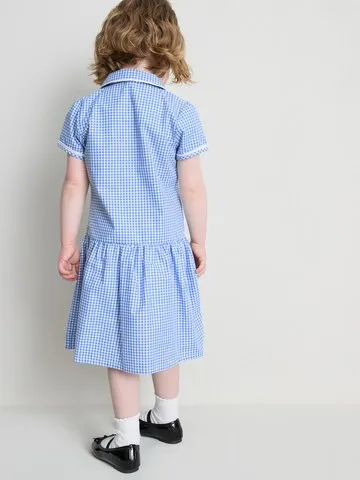 3-7yrs | Cotton Rich Gingham Check School Dress