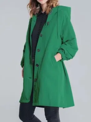 Classic Hooded Trench Coat